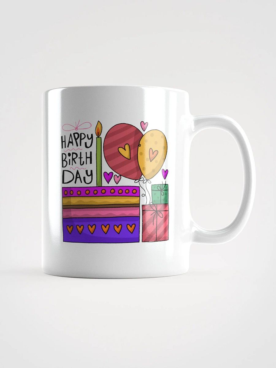 Happy Birthday Hearts Coffee Tea Mug product image (1)