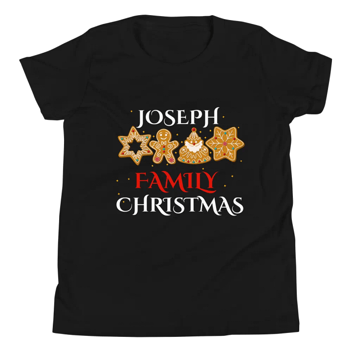 Family Fun Gingerbread Custom Youth T-Shirt product image (1)