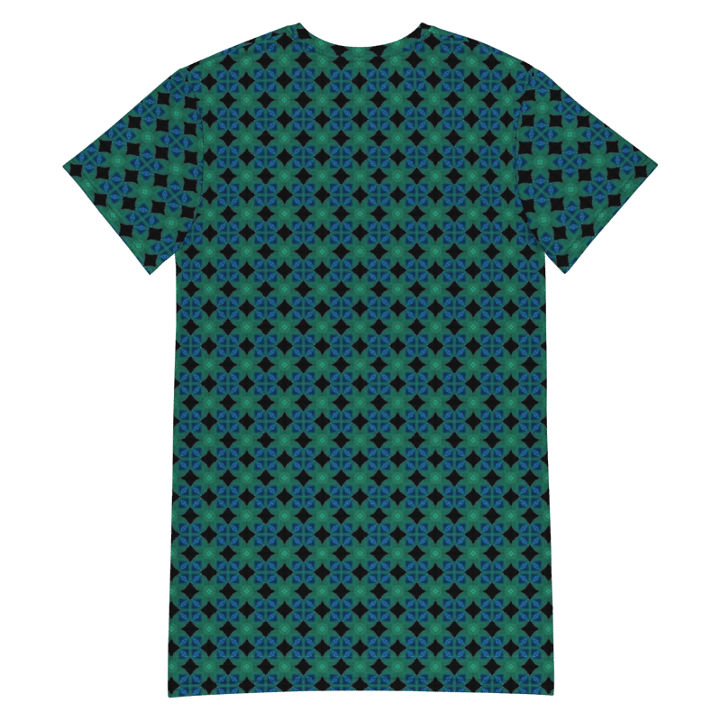 Abstract Lattice T Shirt Dress product image (11)