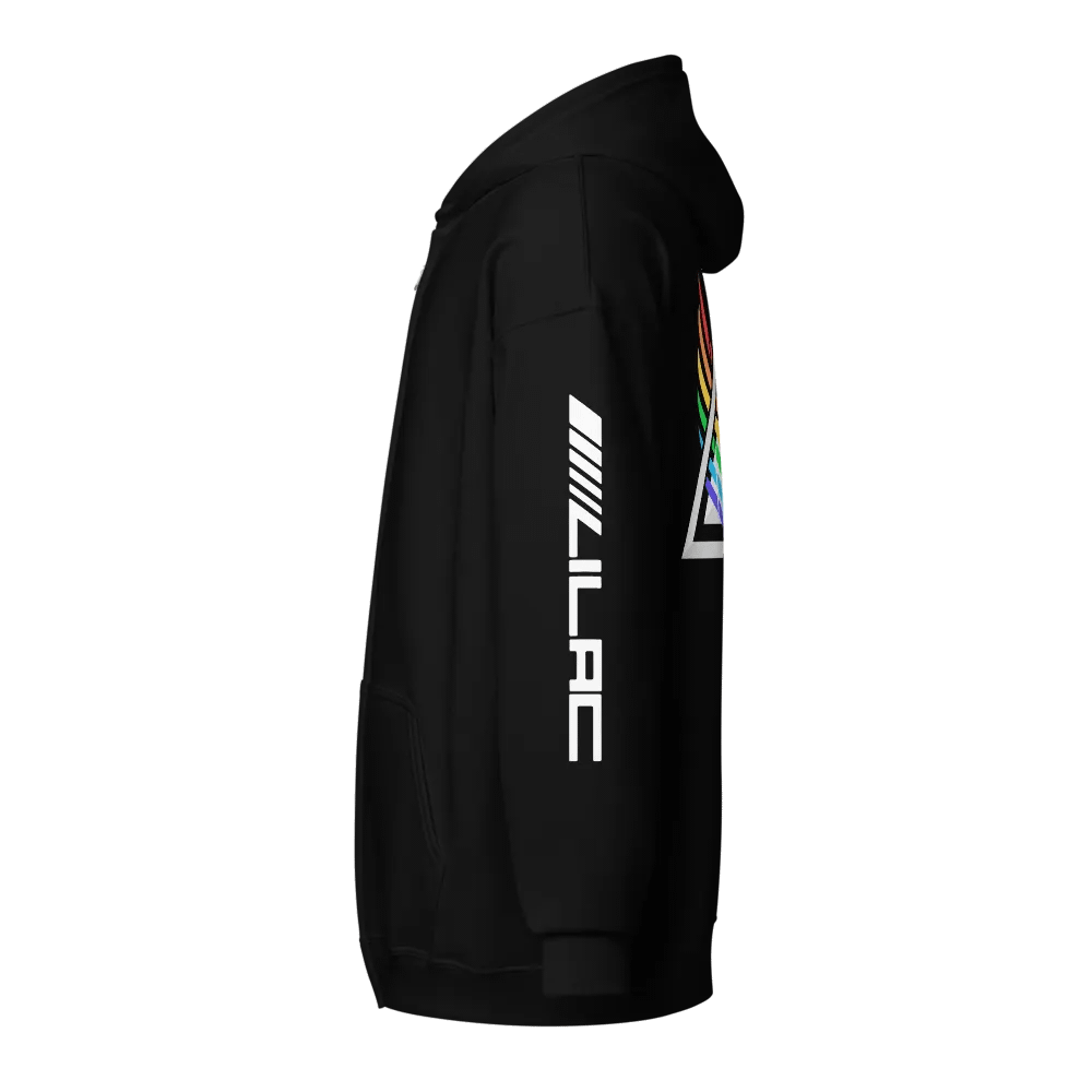 Zip-Up Hoodie - Winged Prism/Lilac (White lettering) product image (2)