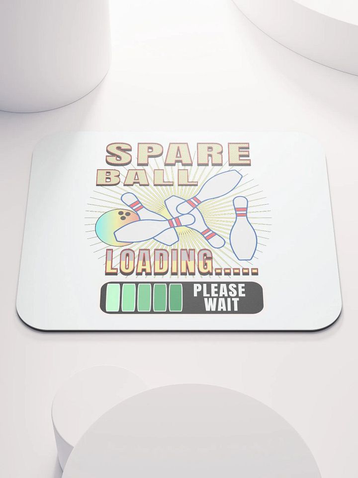 Spare Ball Bowling Loading Mouse Pad product image (1)