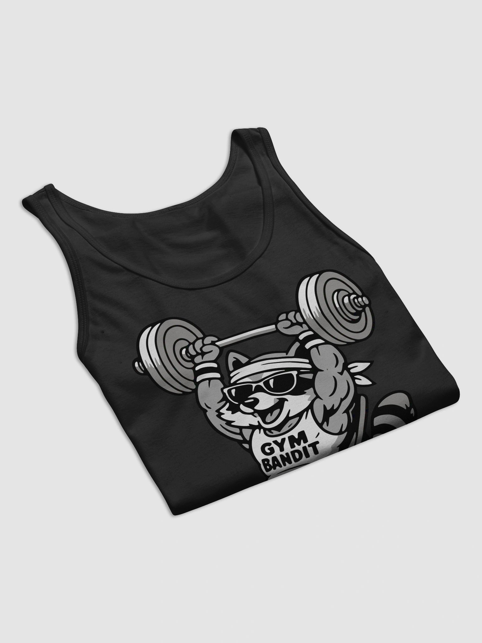 Gym Bandit Raccoon Tank product image (53)