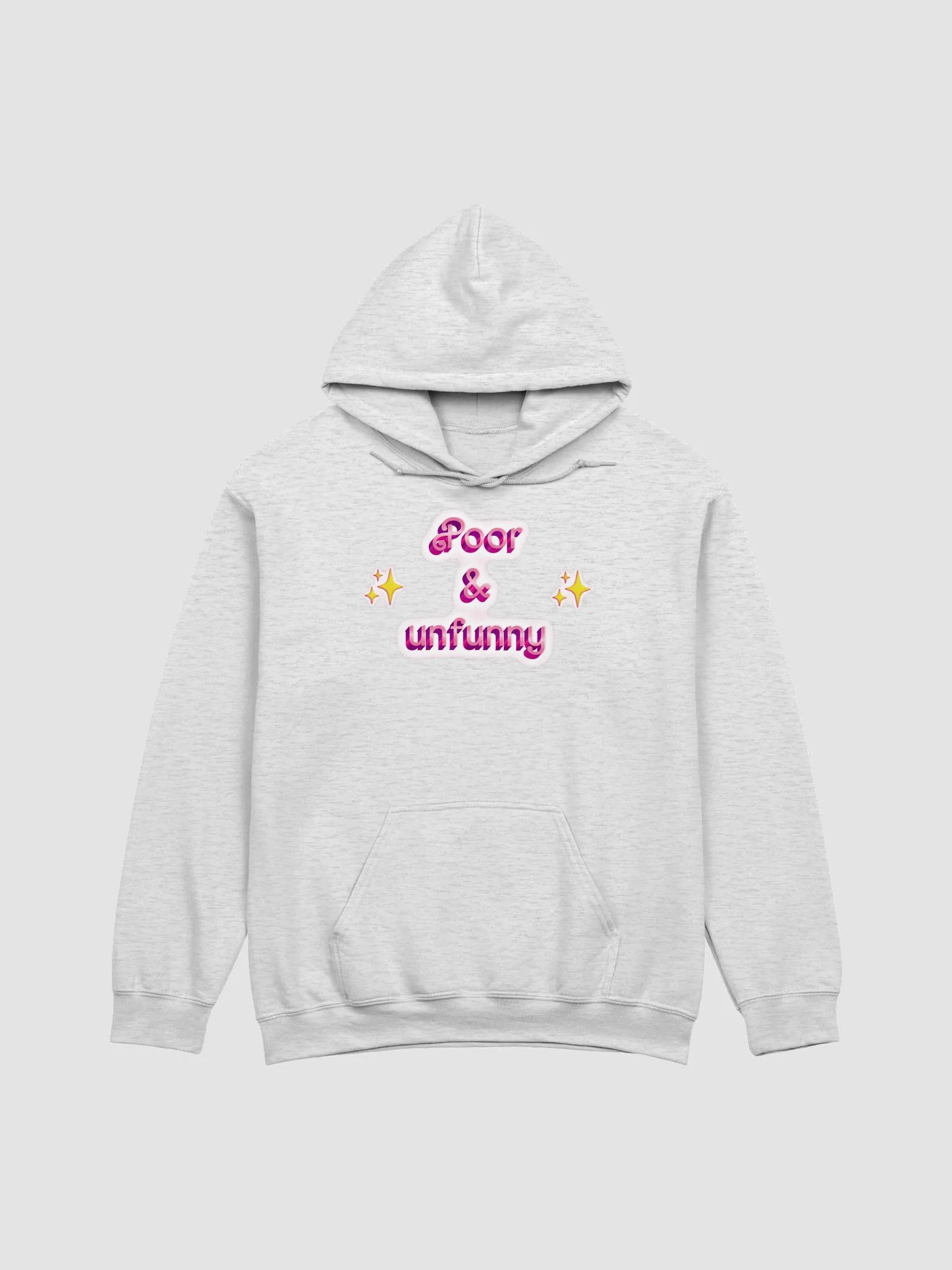 poor & unfunny Pastel Unisex Hoodie product image (1)