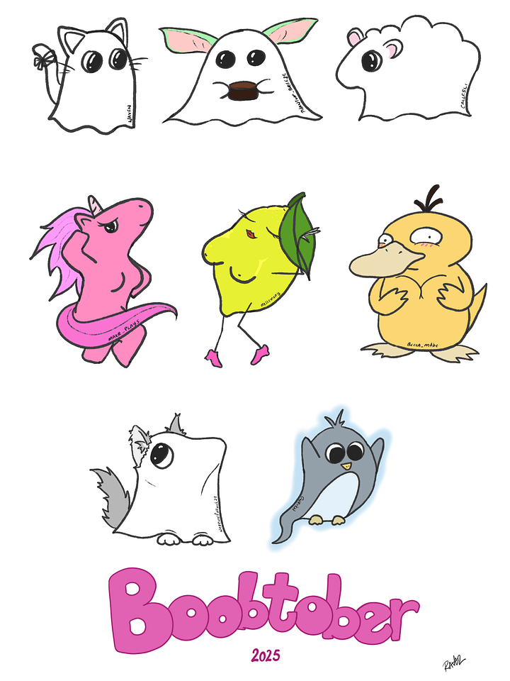 Boobtober 2025 Poster product image (1)