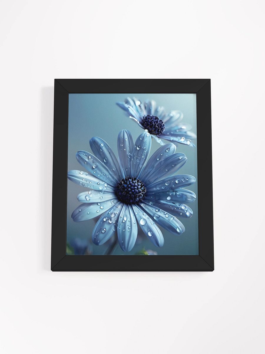 Dew-Kissed Blue Blossoms Poster product image (2)