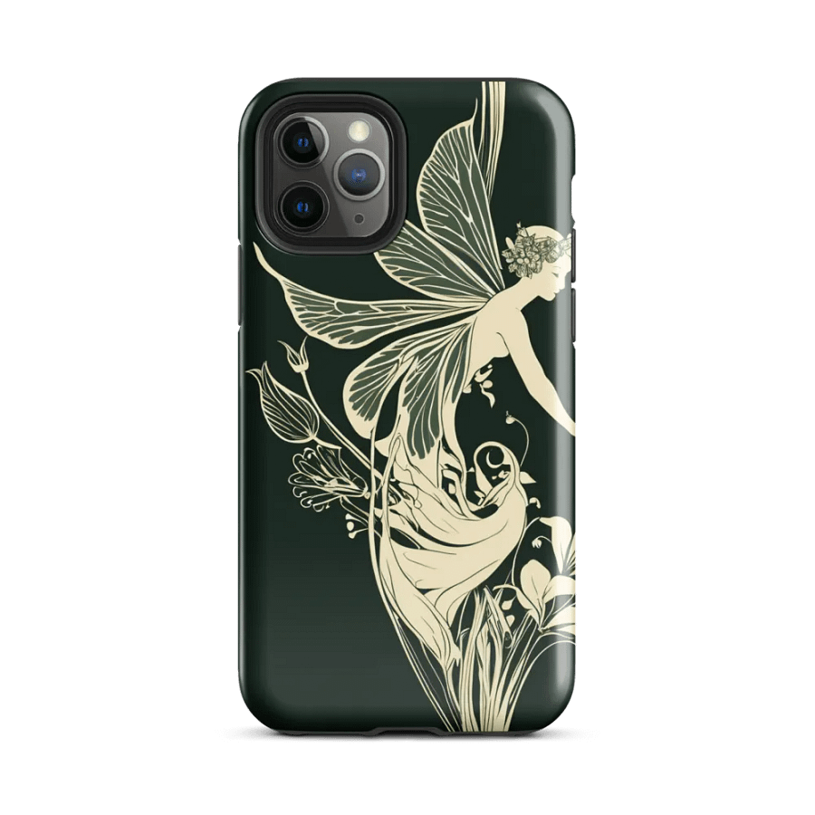 Tough Phone Case for iPhone® - Fairy Flower Illustration product image (2)