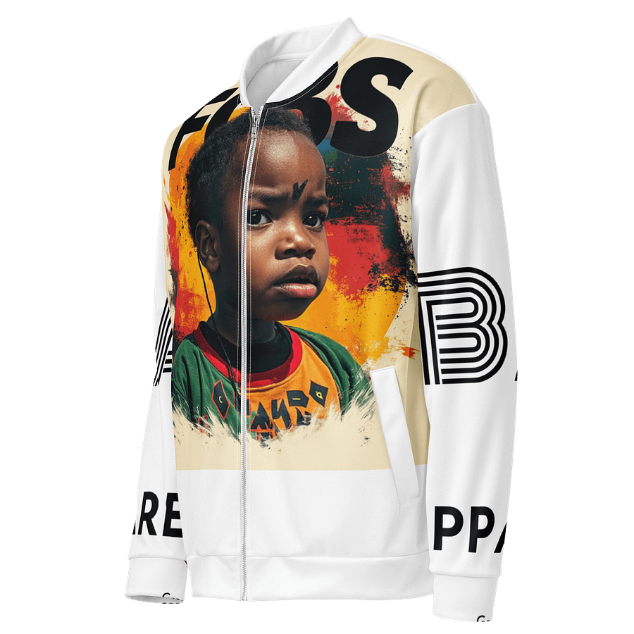 “Live With Yourself” – Mirror-Lined Satin Bomber Jacket product image (3)
