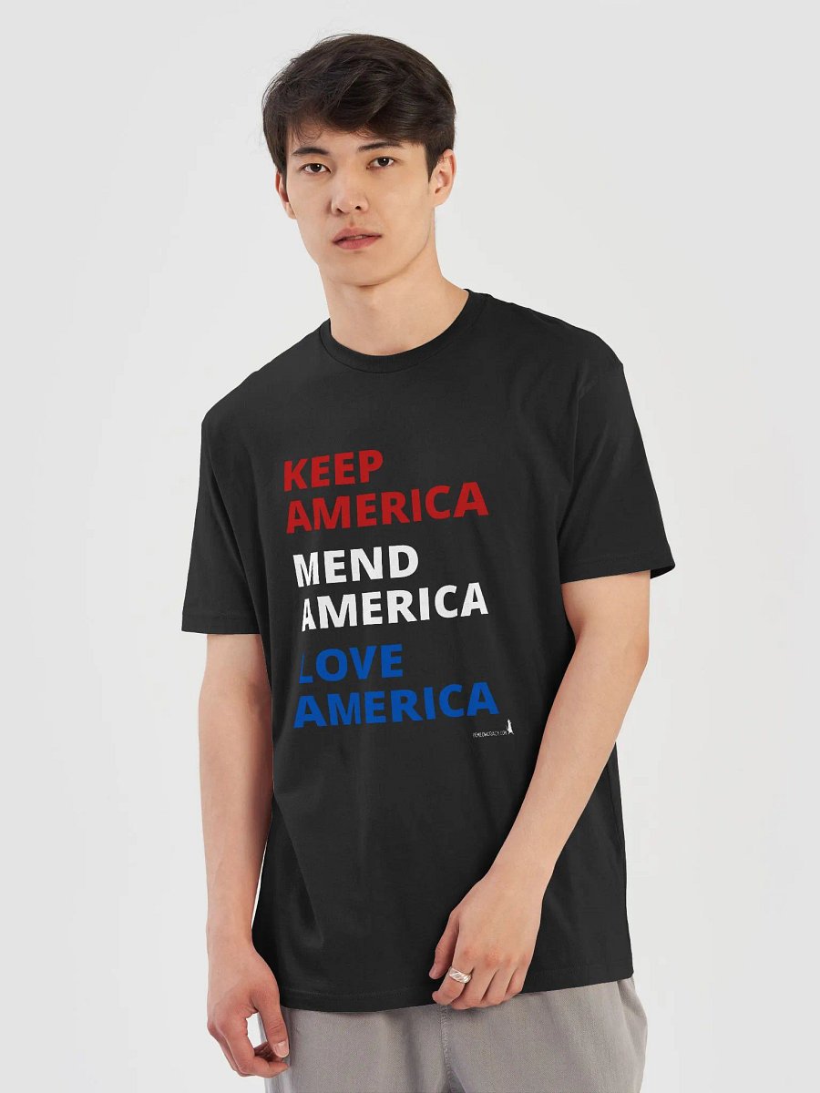 KAMALA Keep Mend Love America Supersoft Slim Fit T-Shirt product image (1)