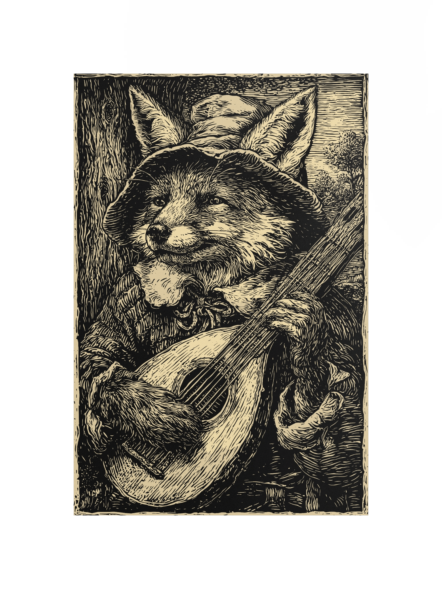 Foxy Serenade Poster product image (1)
