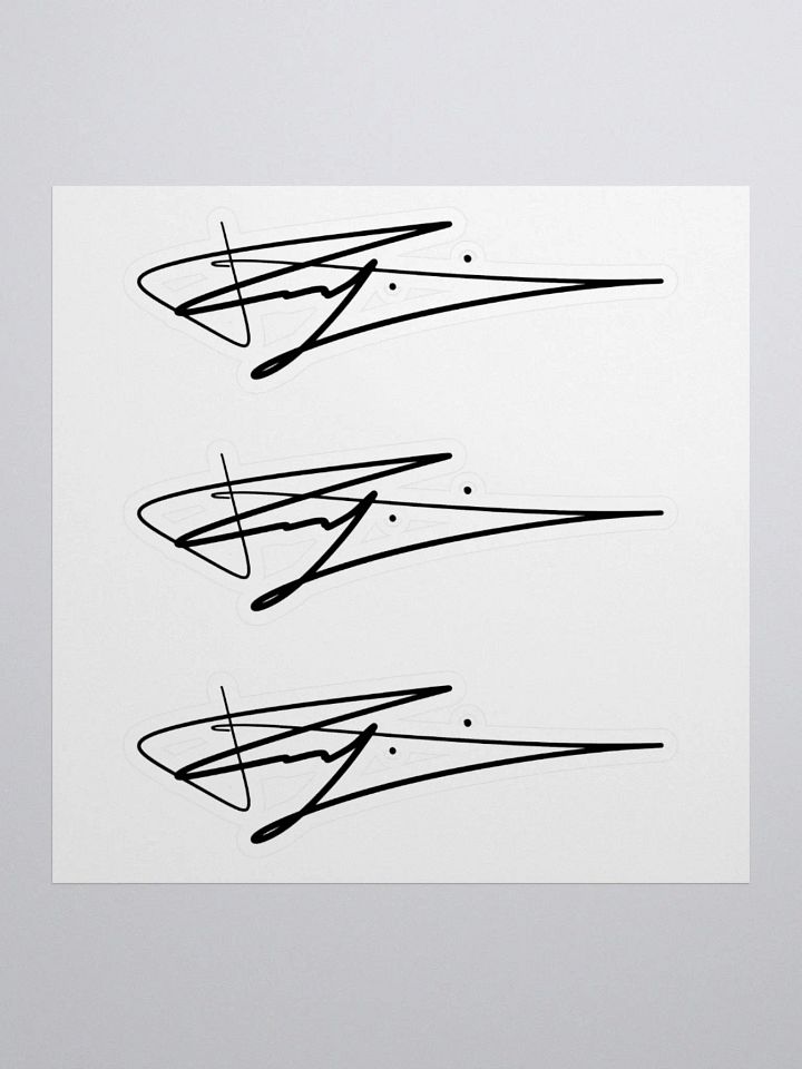 SIGNATURE STICKER 3-PACK product image (2)
