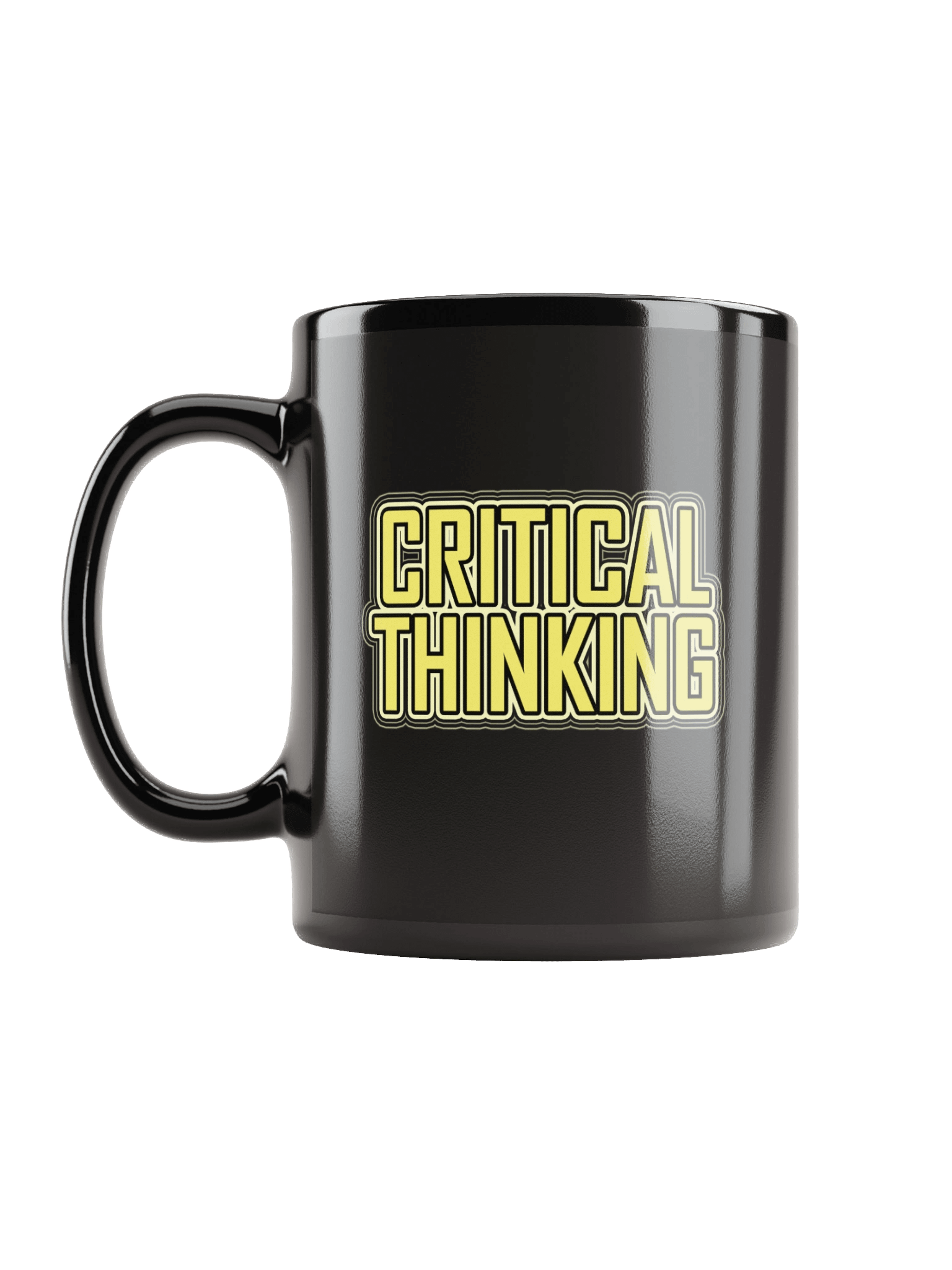 Promote Critical Thinking Now - Black Mug product image (1)