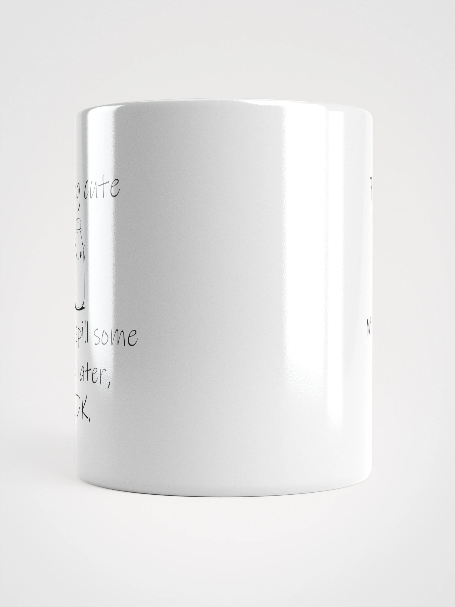 Feeling Cute - White Ceramic Mug product image (10)