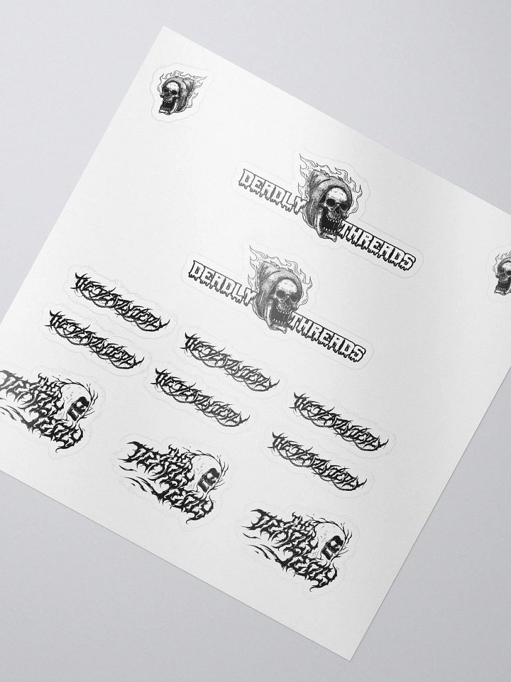 *Sticker Sheet* Deadly Threads x The Deadly Jedly Collab product image (2)