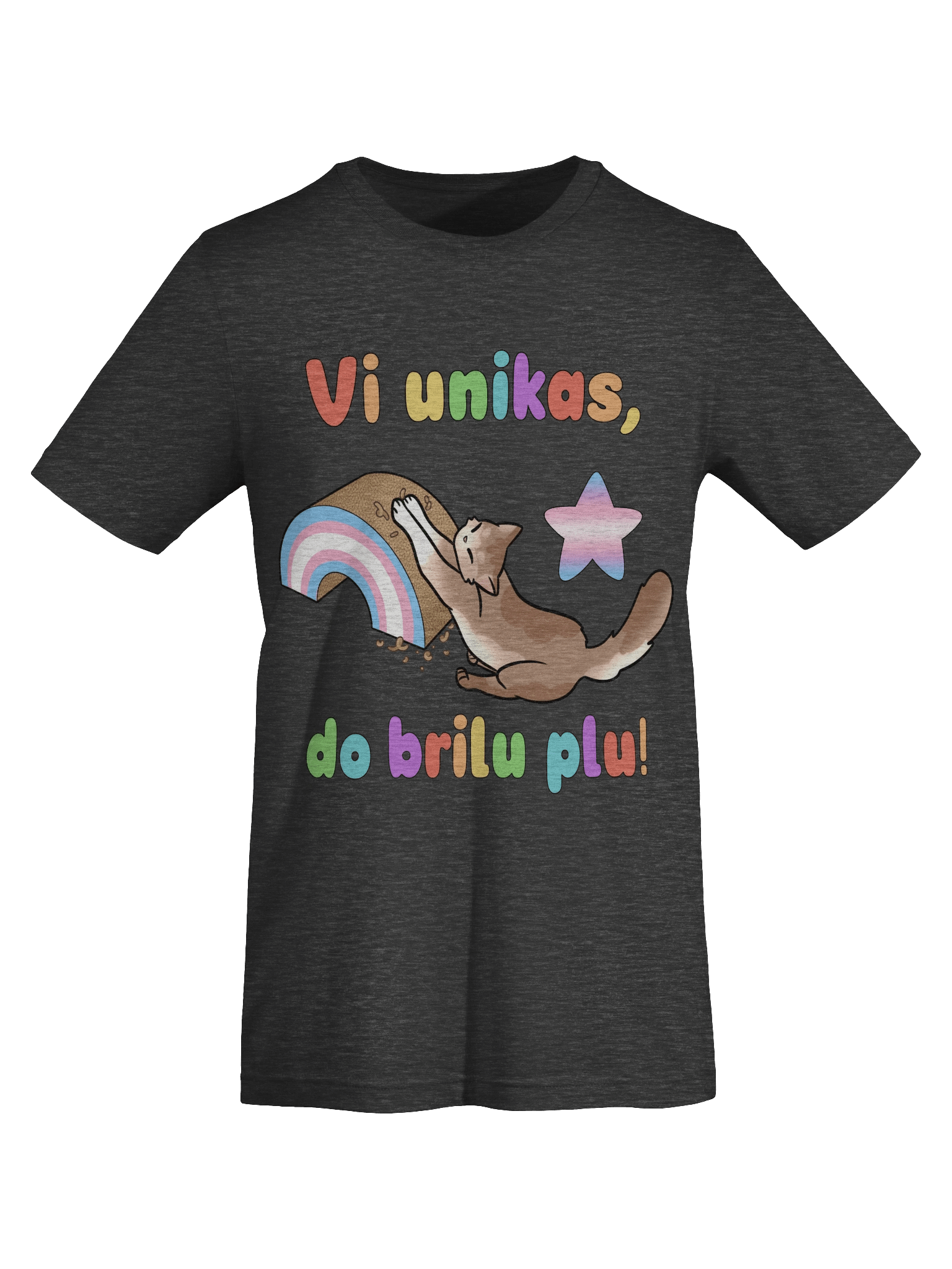 Brilu Plu Transgenra T-Ĉemizo product image (67)