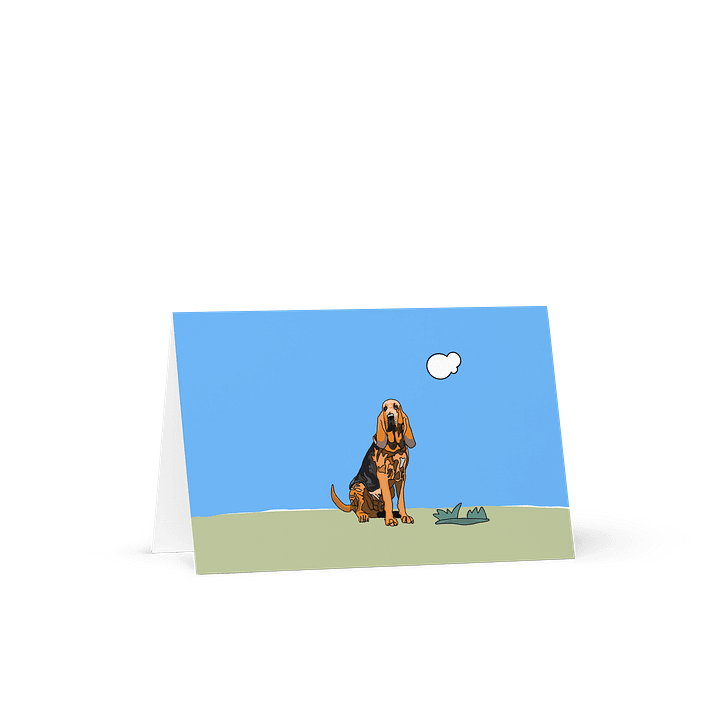 Bloodhound Greetings Card product image (1)