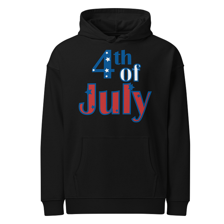 Star-Spangled 4th of July Organic Hoodie product image (1)