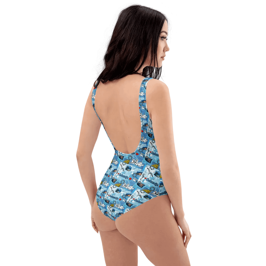 Sea design Dalmacija summer - (photoshop by Dina R.) - One-Piece Swimsuit product image (8)