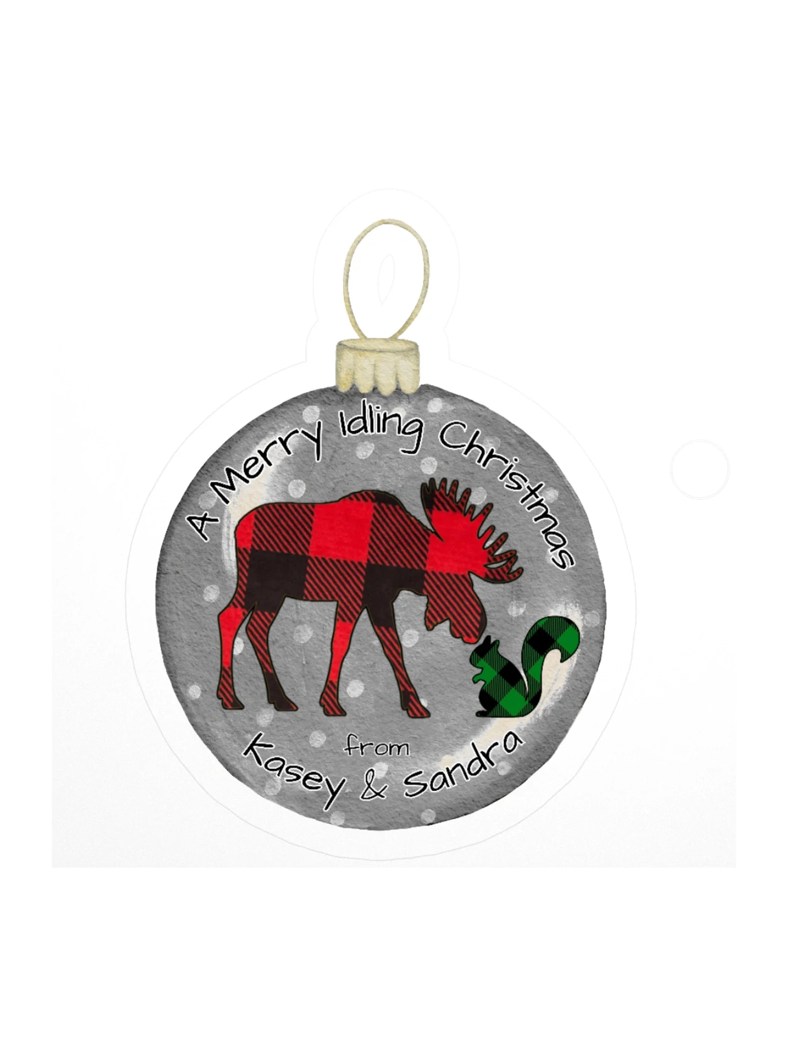 A Merry Idling Christmas Sticker product image (1)