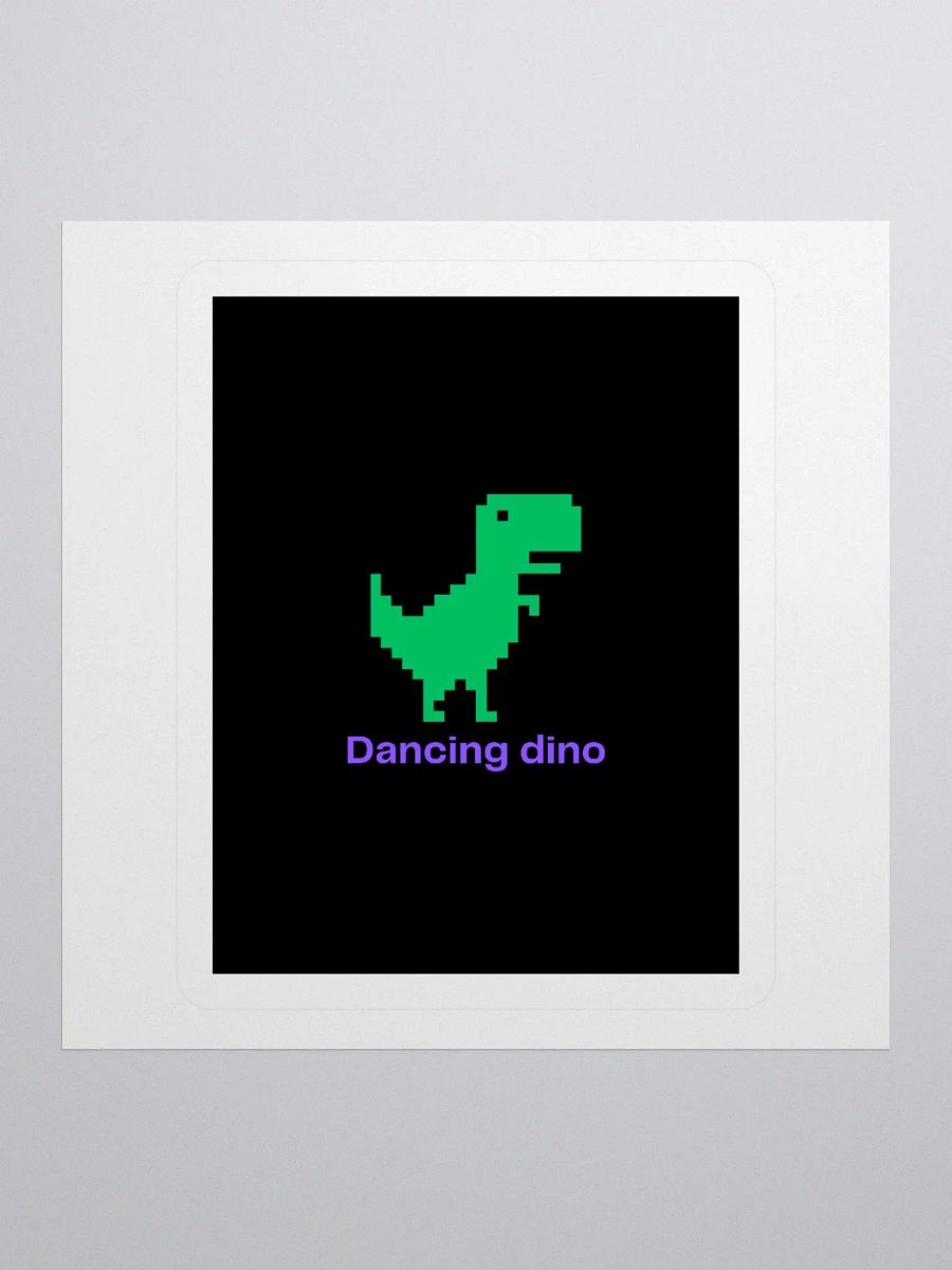 dancing dino stickers product image (2)
