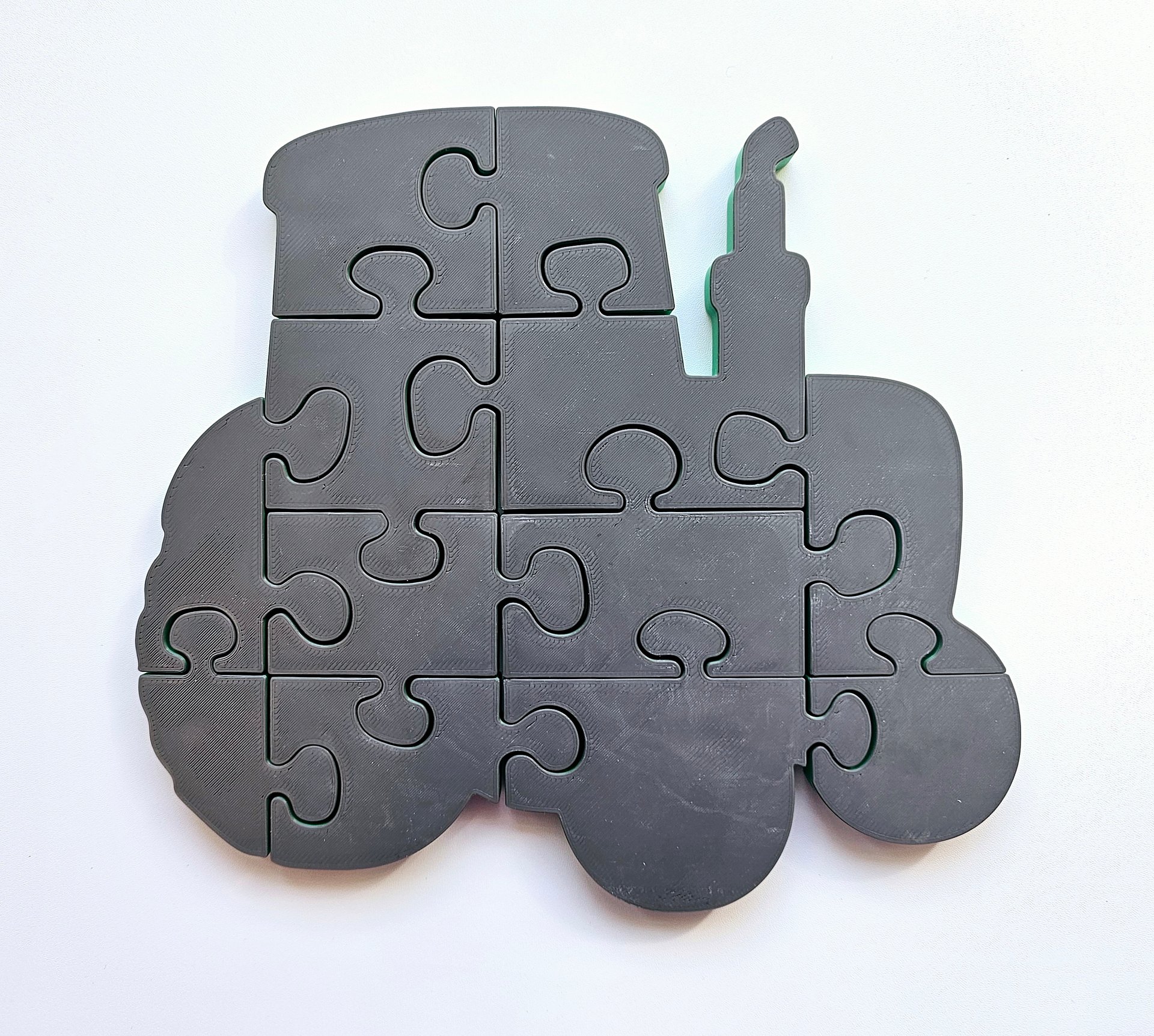 Tractor 3D Printed Jigsaw Puzzle – Perfect for Little Builders! product image (3)