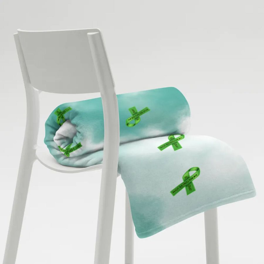 Green Ribbon Awareness Blanket product image (8)