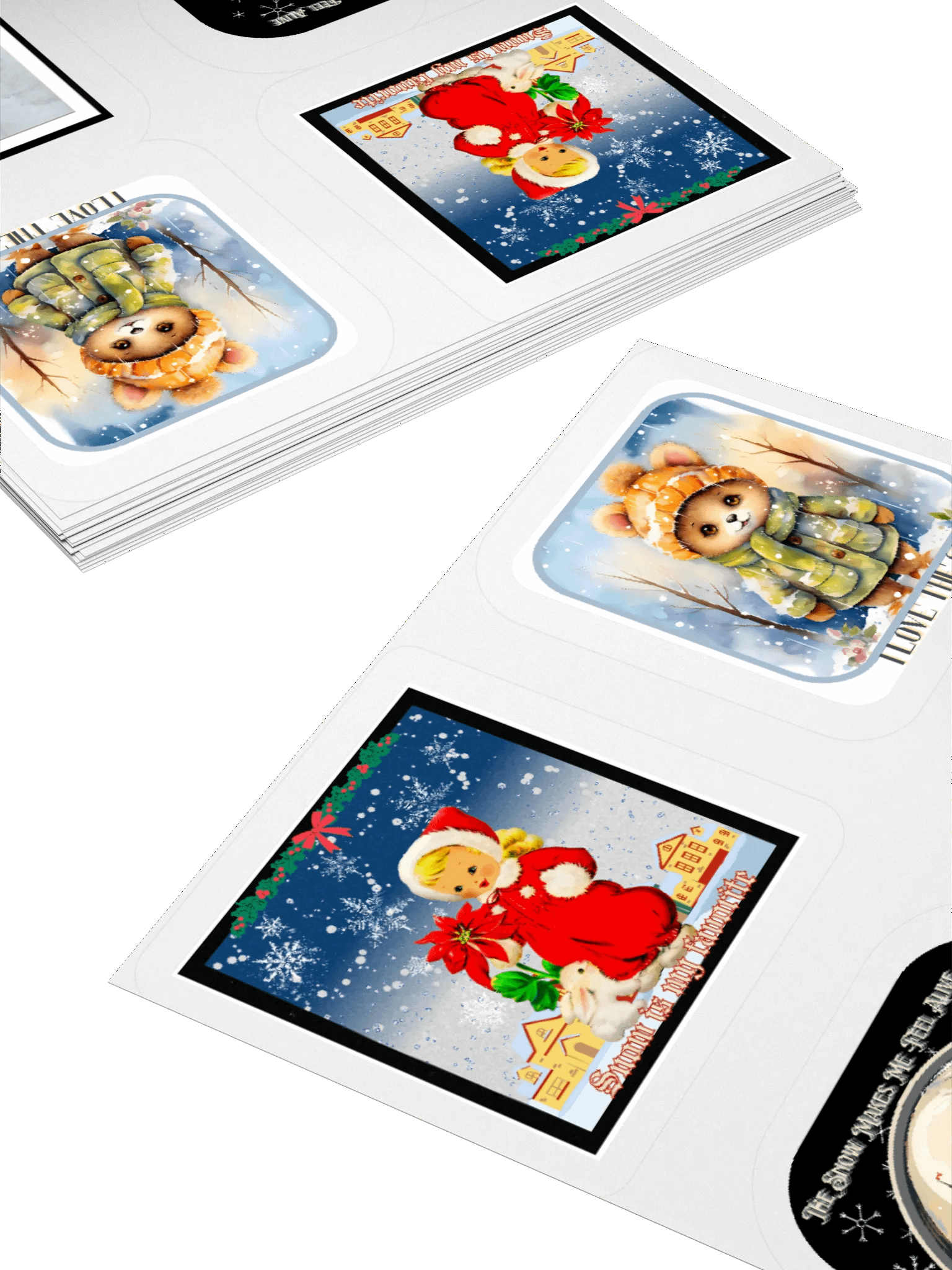 I Love the Snow, Standard Sticker Pack product image (5)