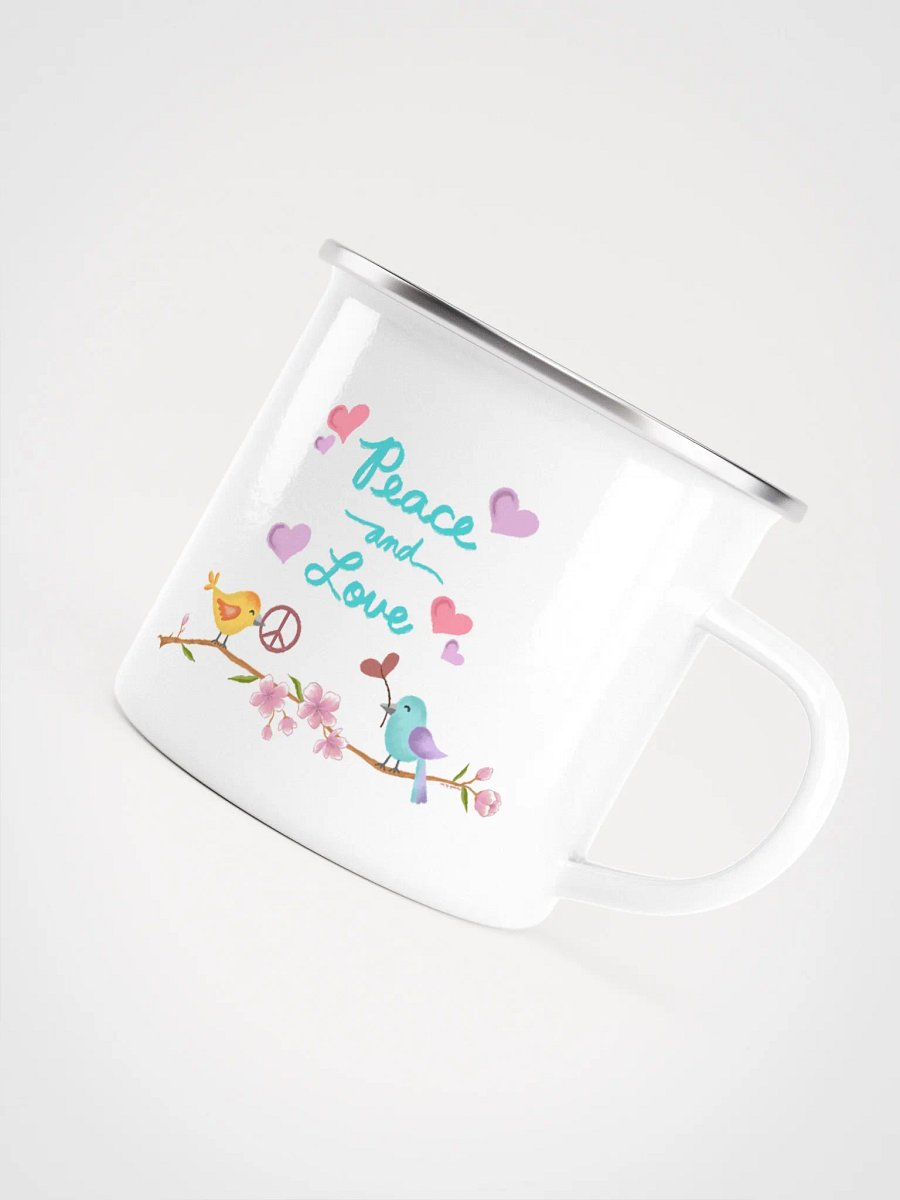 Peace and Love Enamel Mug product image (5)
