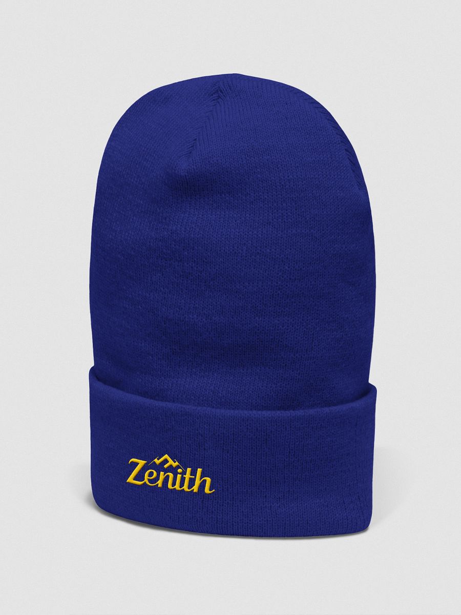 Cuffed Beanie with Embroidered ZENITH Design - Exclusive Winter Accessory product image (4)