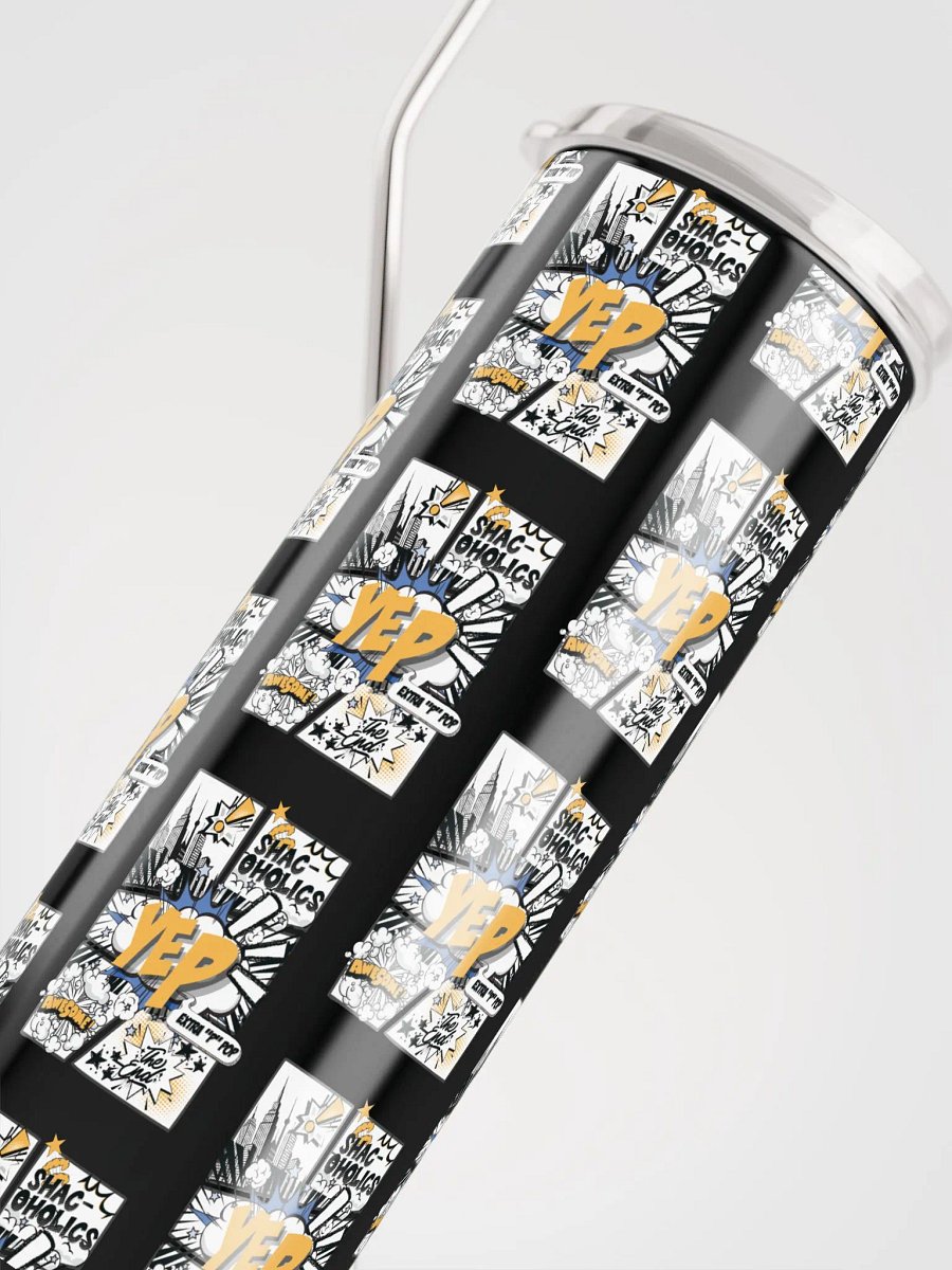 Shac-oholics Comic Blast Tumbler - Golden Yellow 