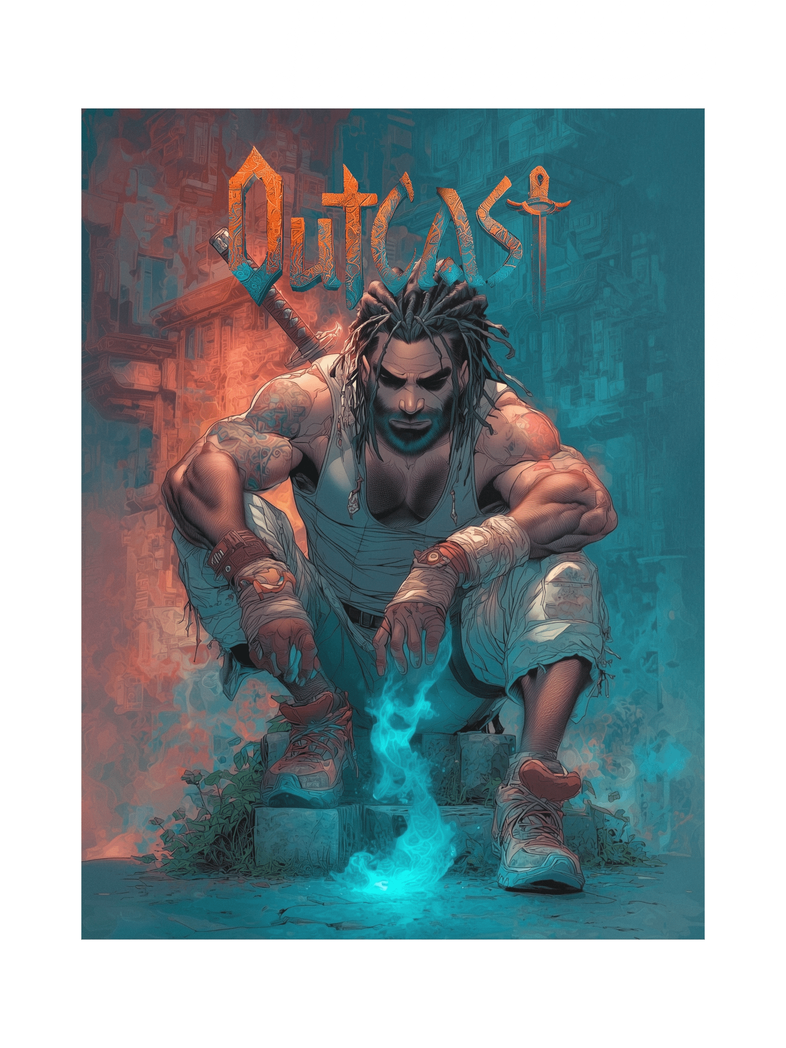 Outcast - In the Beginning (issue 1 cover art) - Premium Matte Poster product image (1)