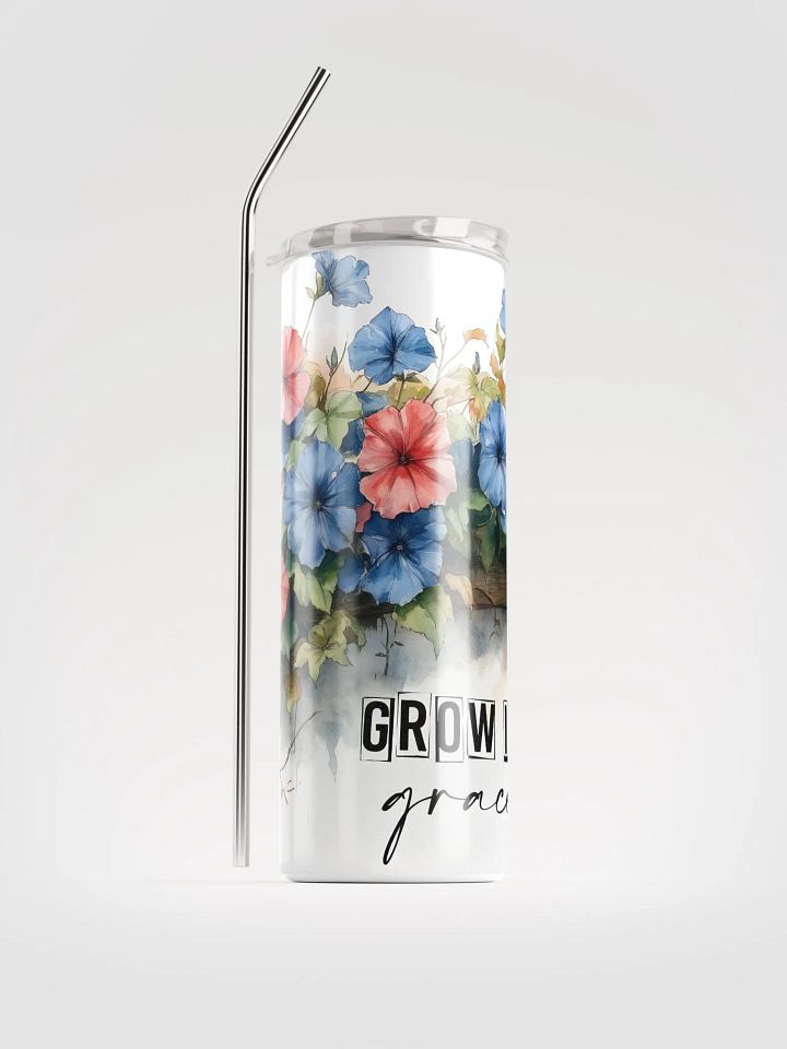 Graceful Blooms Stainless Steel Tumbler product image (2)