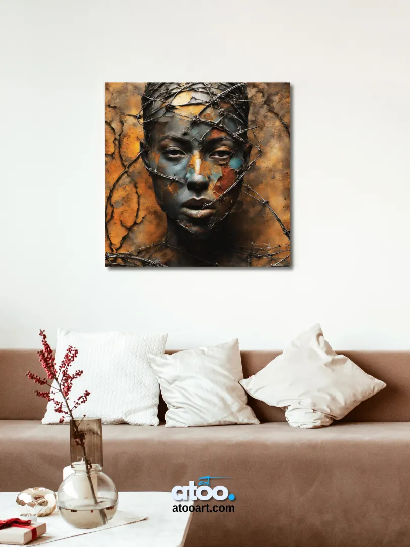 Be Free to Yourself | Last Prisoner Look | Canvas Painting product image (3)