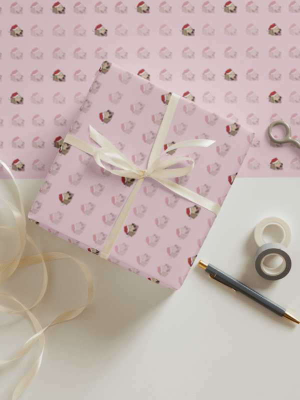 Festive Retrievers Christmas Gift Wrap Set product image (4)