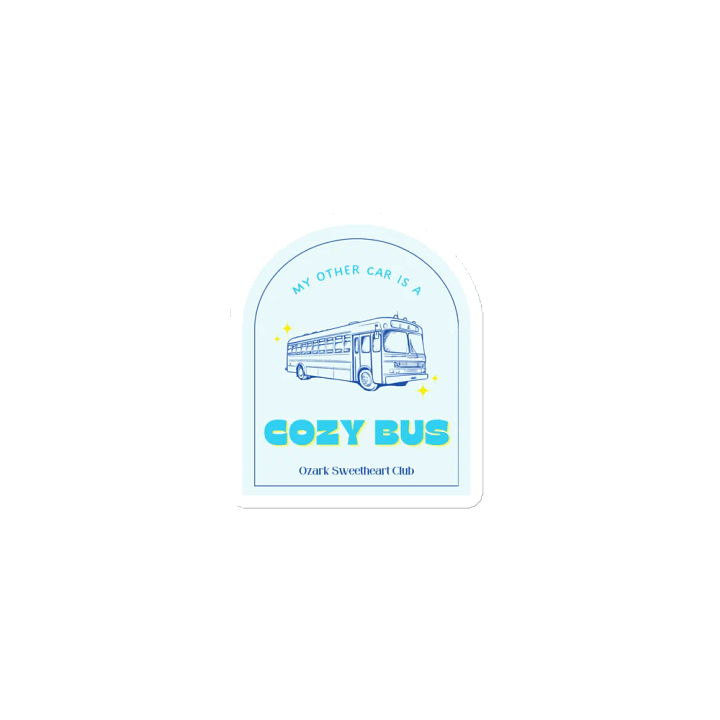 Cozy Bus Die-Cut Magnet product image (1)