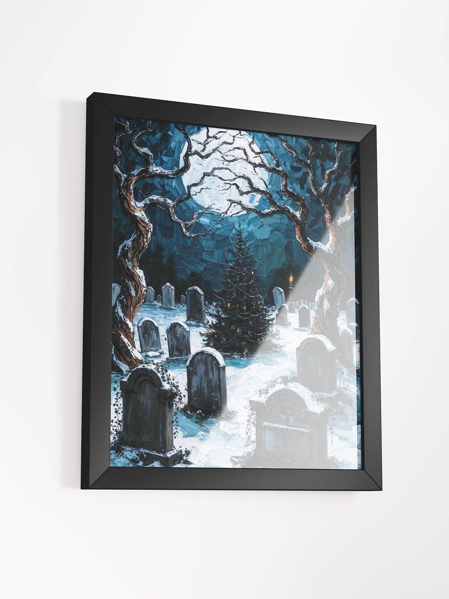Graveyard Christmas Tree Framed Print product image (15)