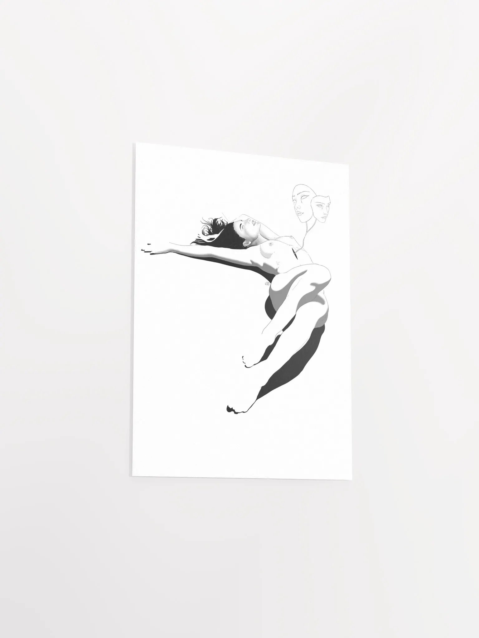 Masks Cant Cover a Soul's Wound - Poster Print product image (8)