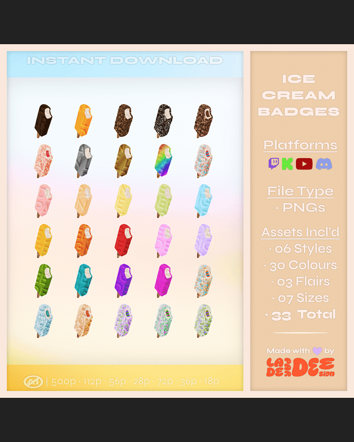 Ice Cream Badges product image (1)