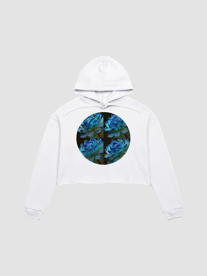 Kawaiikitten Essential Dewdrop Fleece Crop Hoodie product image (1)
