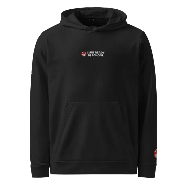 Club Ready DJ School Centre Embroidered Adidas Fleece Hoodie product image (1)
