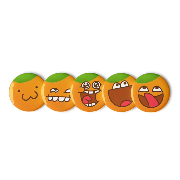Orange assorted faces VOL 1 product image (1)
