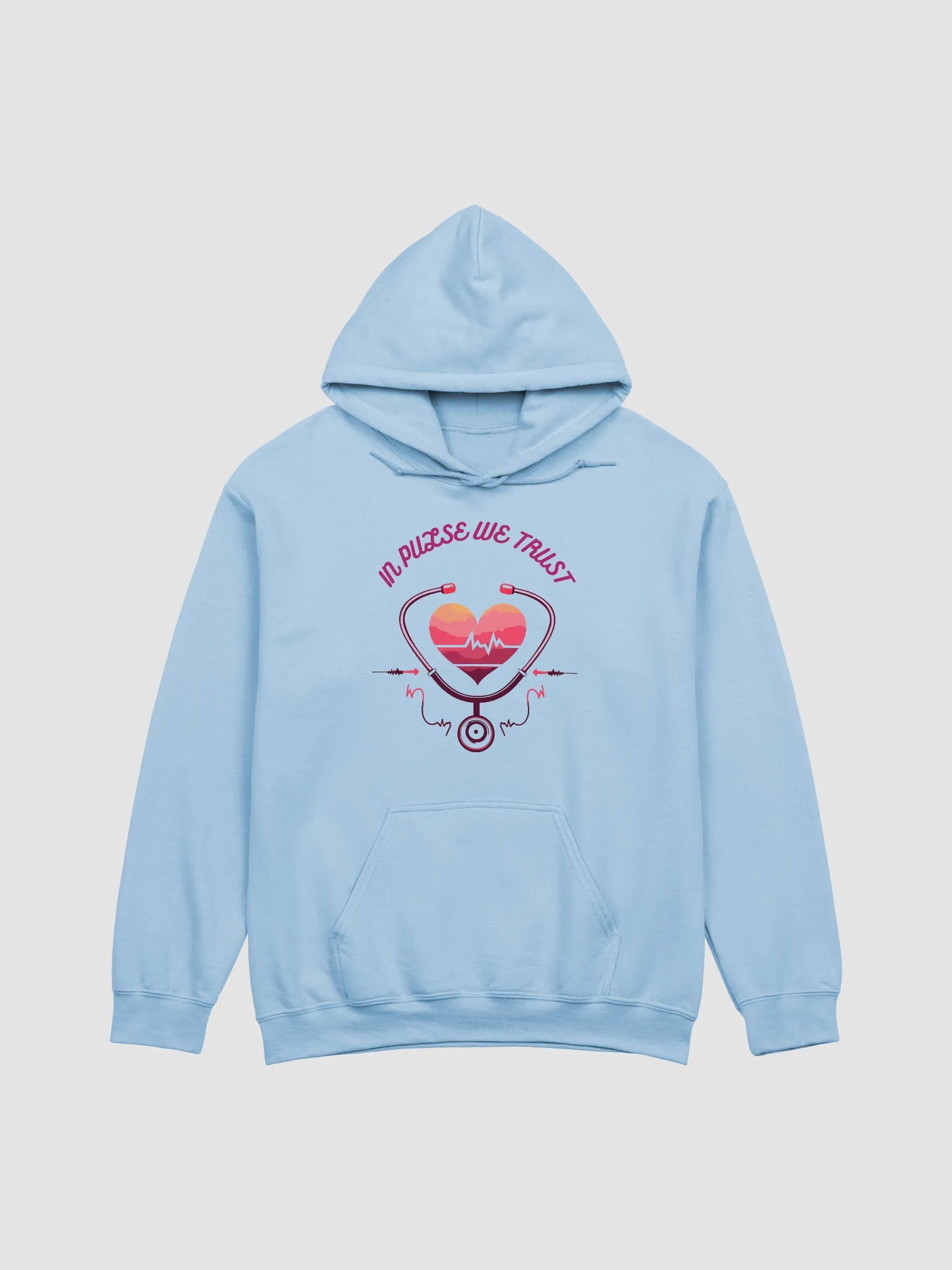Heartbeat in the stethoscope Classic Hoodie product image (4)