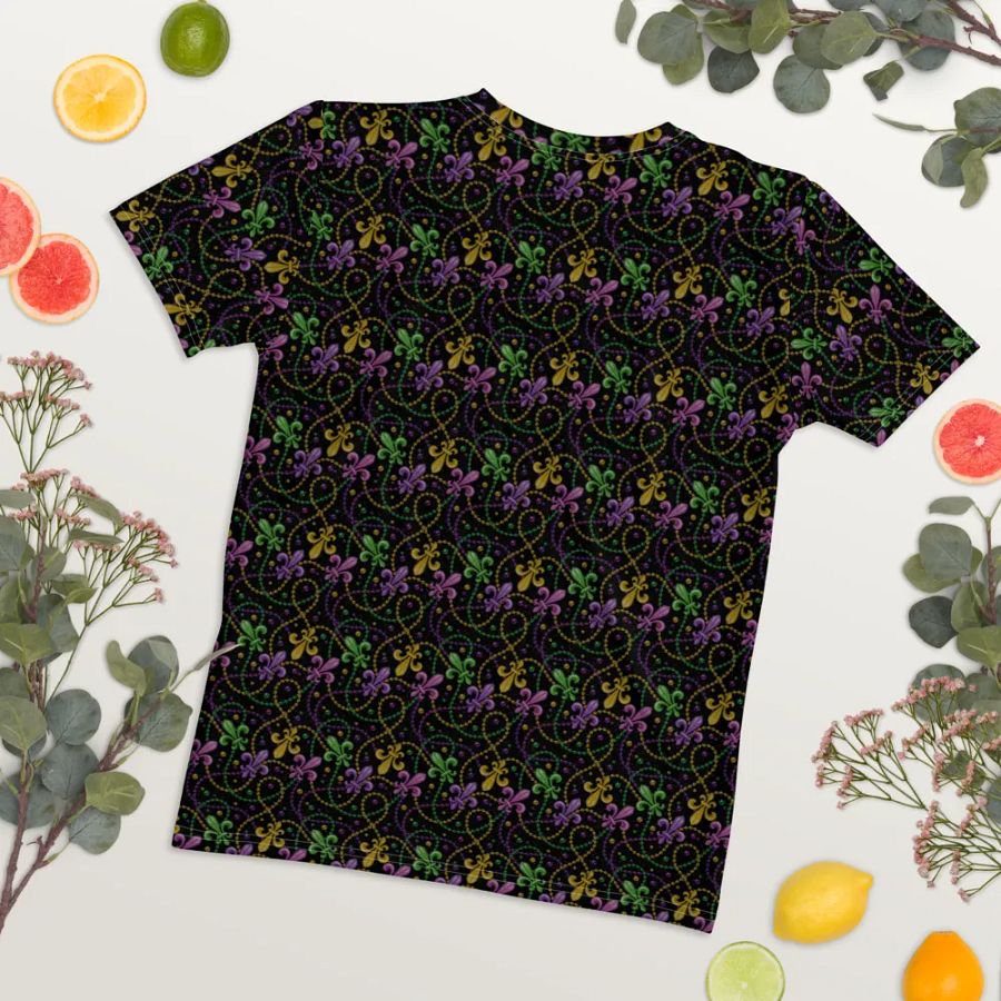 Mardi Gra All Over Print T-shirt product image (7)