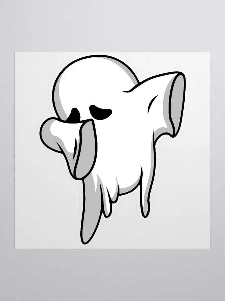 Whimsical Ghost Kiss Cut Stickers product image (1)