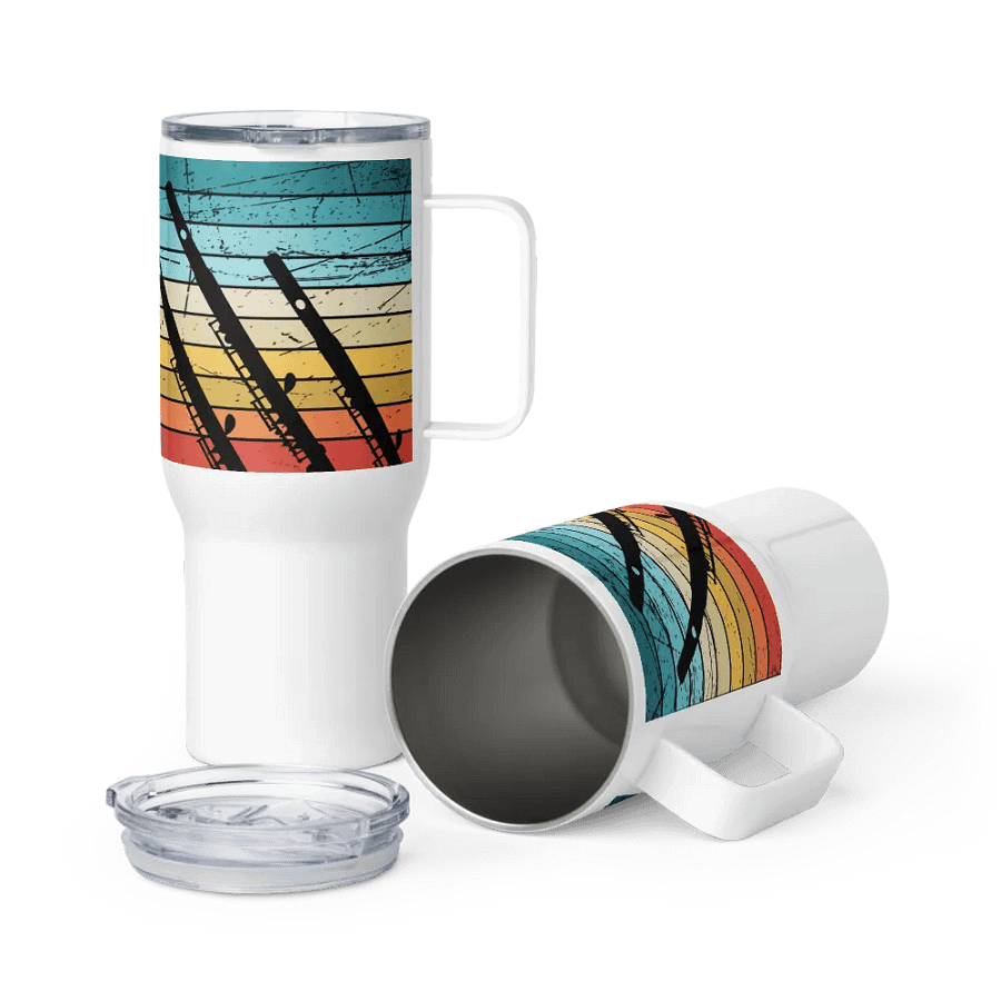 Abstract Flute Stainless Steel Travel Mug - Piccolo product image (6)