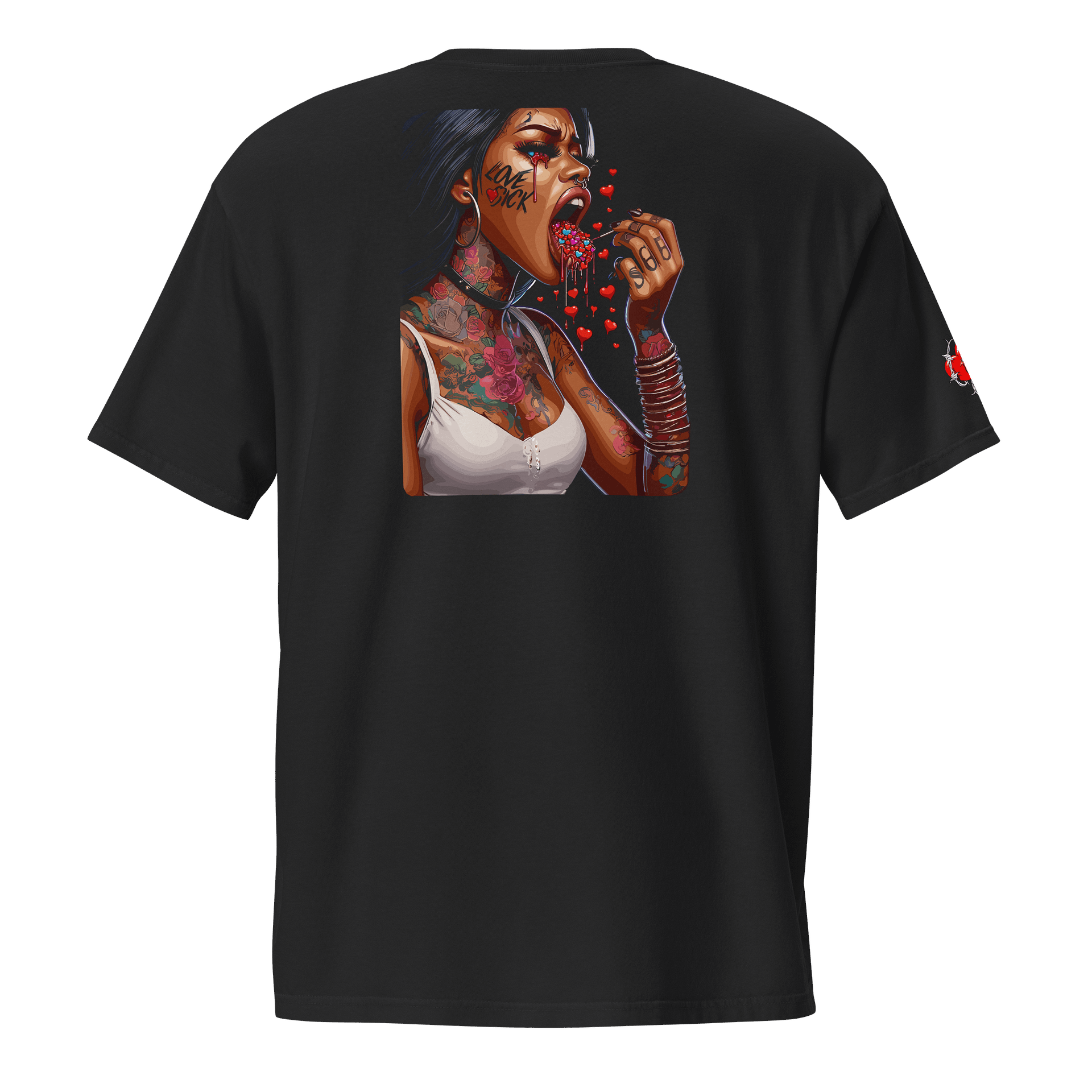 Love Sick- Heartbreak Overflow Pocket Tee product image (1)