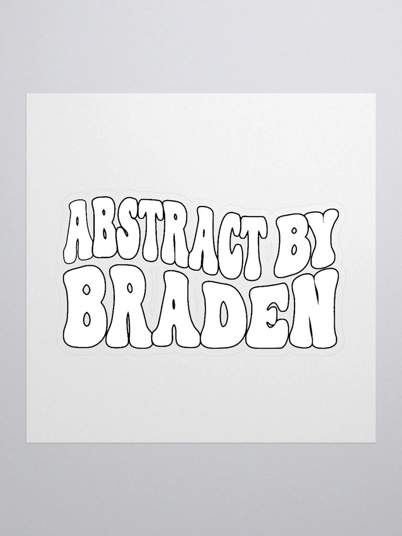 Cut Sticker