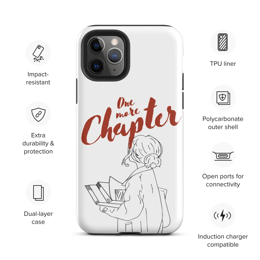 One More Chapter iPhone Tough Case – Protective & Stylish for Book Lovers product image (3)