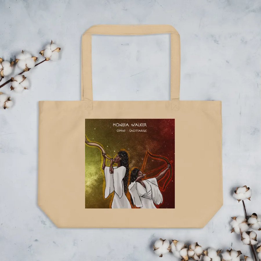 Eco-conscious Organic cotton tote bag product image (3)