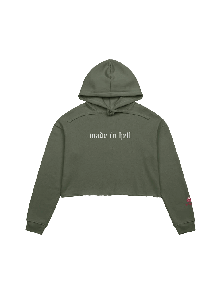 made in hell Cropped Hoodie product image (1)