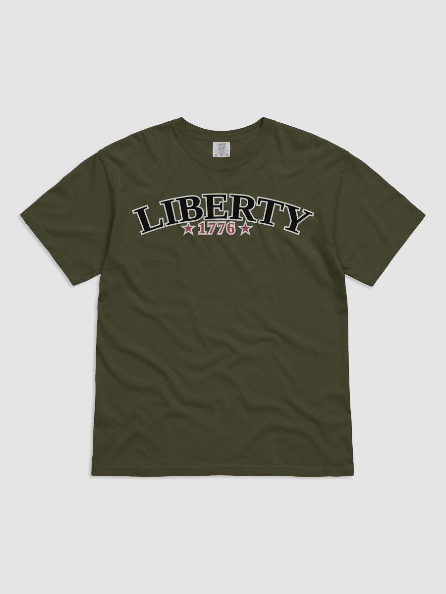 Liberty Typography Unisex Garment-Dyed T-shirt product image (122)
